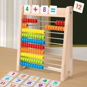 montessori children’s beads calculation frame – abacus addition & subtraction teaching aid